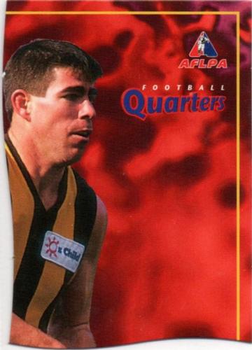 1995 Bewick Enterprises AFLPA Football Quarters #44 Darren Jarman Front